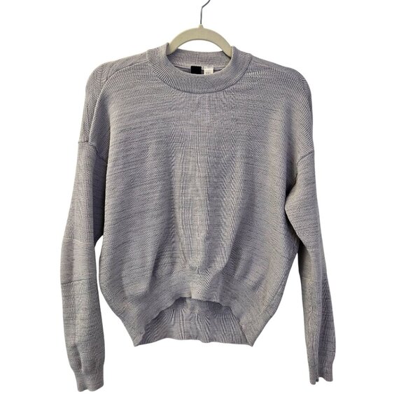 Adidas Textured Crop Activewear Sweater Size Medium (est) - Picture 1 of 6